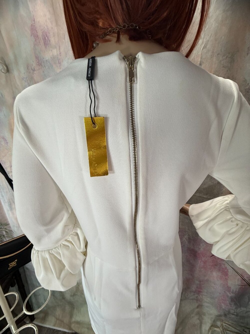 NWT📌 Alexia Admor Elegant Great For Many Occasions Dress w/ Trumpet Sleeve - Picture 7 of 16